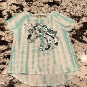 Justice Active Unicorn Sequin Tshirt Size 7